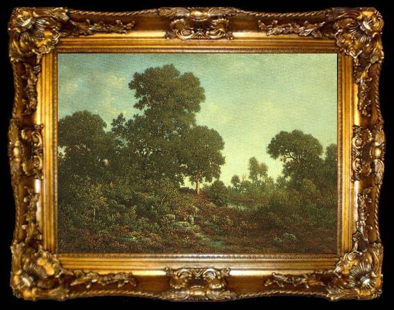 framed  Theodore Rousseau Springtime  ggg, ta009-2